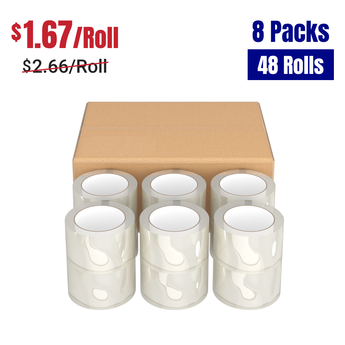 Clear Carton Sealing Tape - Bulk Promotion_4Dock